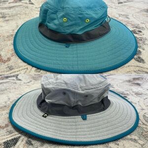 Sunday Afternoons | Clear Creek Boonie Reversible Sun Hat | Teal and Gray